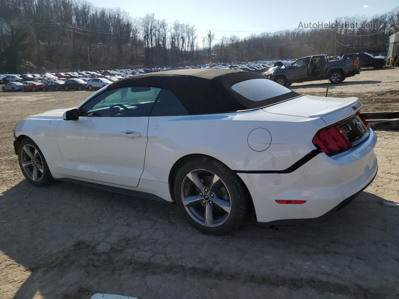 2016 Ford Mustang  White vin: 1FATP8EM3G5311833