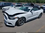 2015 Ford Mustang V6 White vin: 1FATP8EM4F5350655