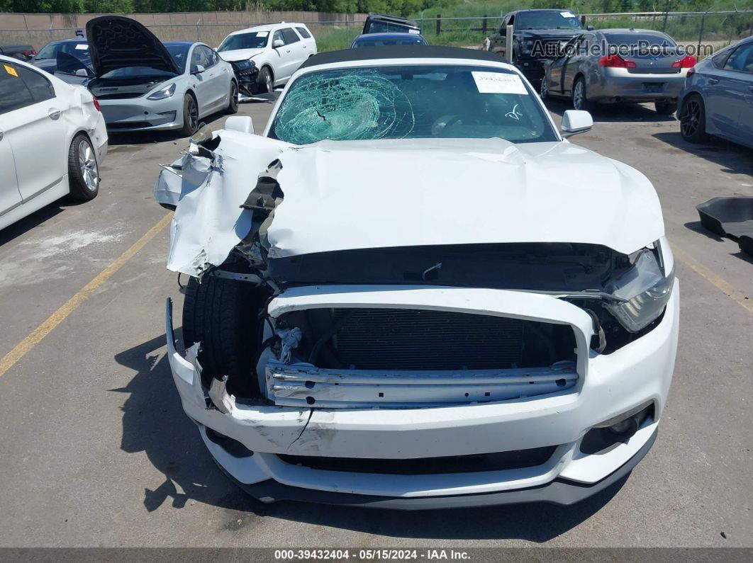 2015 Ford Mustang V6 White vin: 1FATP8EM4F5350655