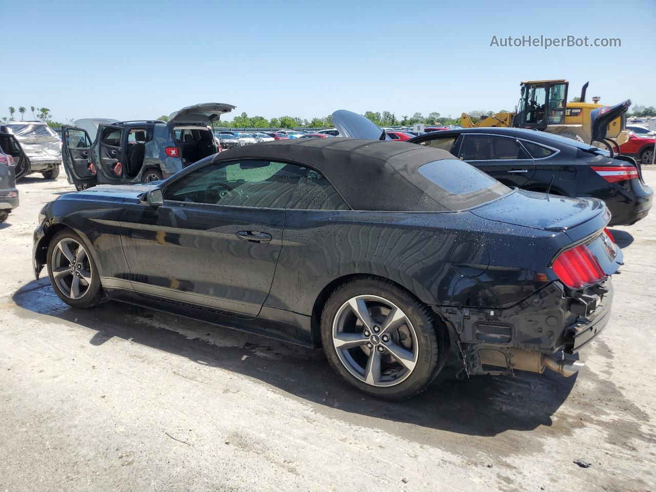 2015 Ford Mustang  Black vin: 1FATP8EM4F5387365