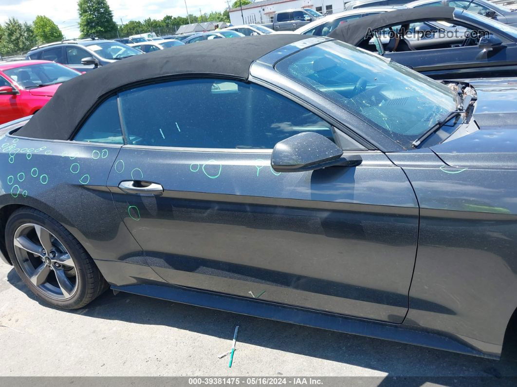 2016 Ford Mustang V6 Gray vin: 1FATP8EM4G5236012