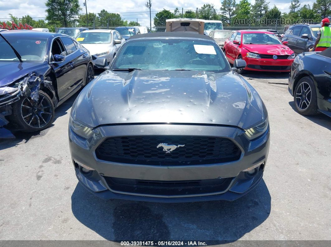 2016 Ford Mustang V6 Gray vin: 1FATP8EM4G5236012