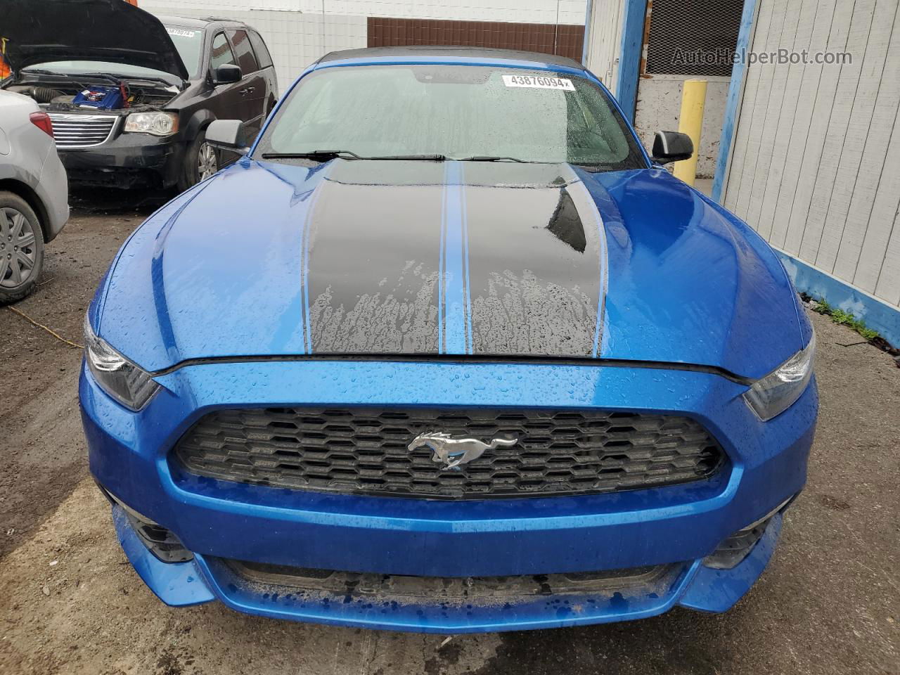 2016 Ford Mustang Blue vin: 1FATP8EM4G5243428