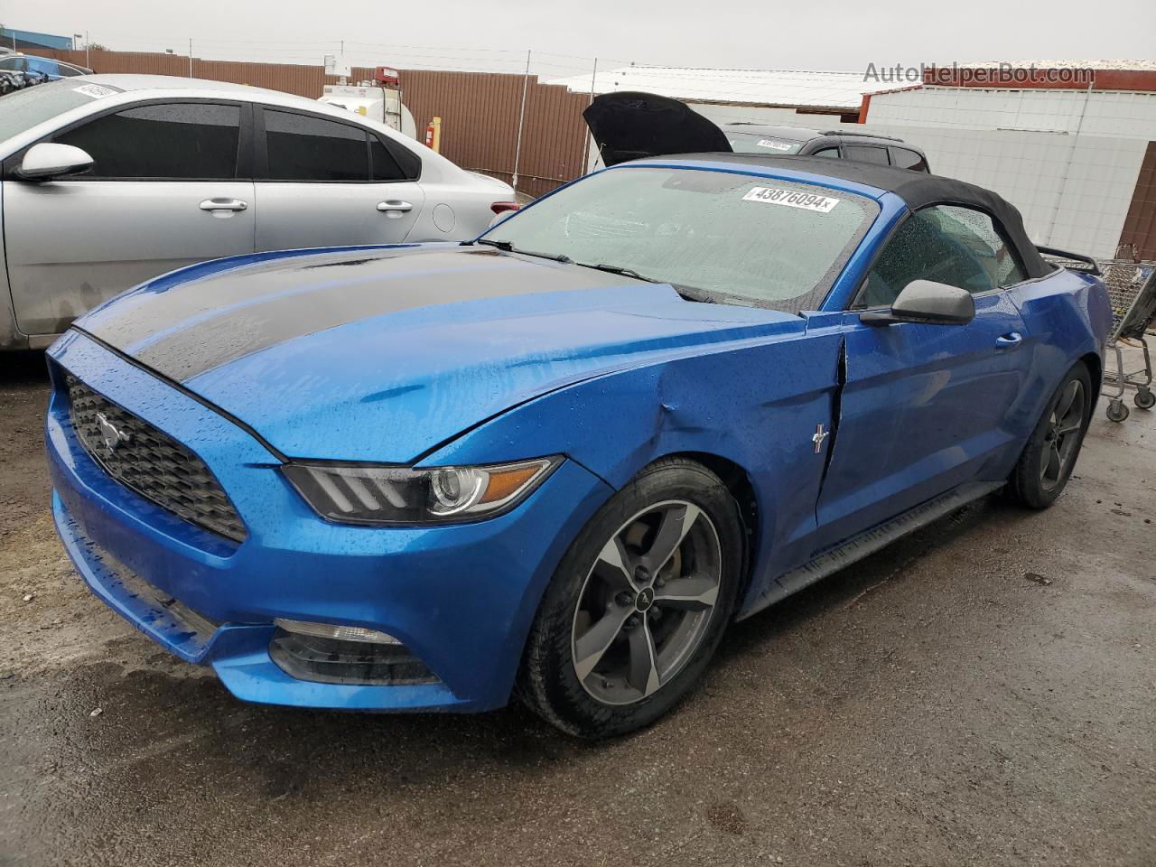 2016 Ford Mustang Blue vin: 1FATP8EM4G5243428