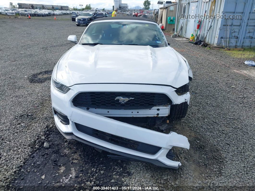 2016 Ford Mustang V6 White vin: 1FATP8EM4G5261475