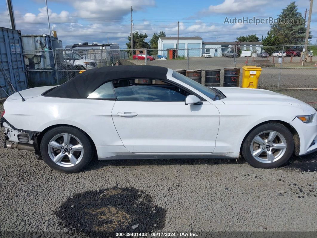 2016 Ford Mustang V6 White vin: 1FATP8EM4G5261475