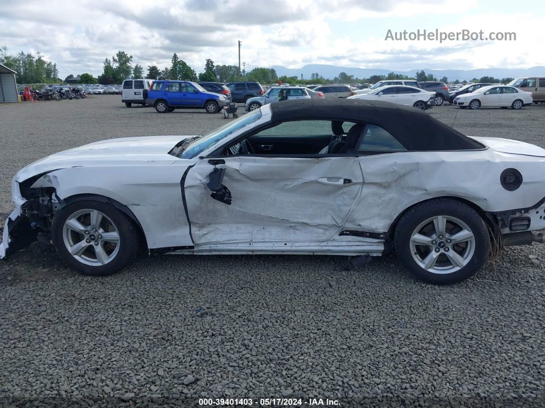 2016 Ford Mustang V6 White vin: 1FATP8EM4G5261475