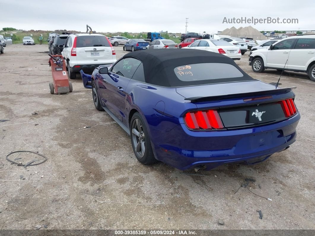 2016 Ford Mustang V6 Blue vin: 1FATP8EM5G5220496