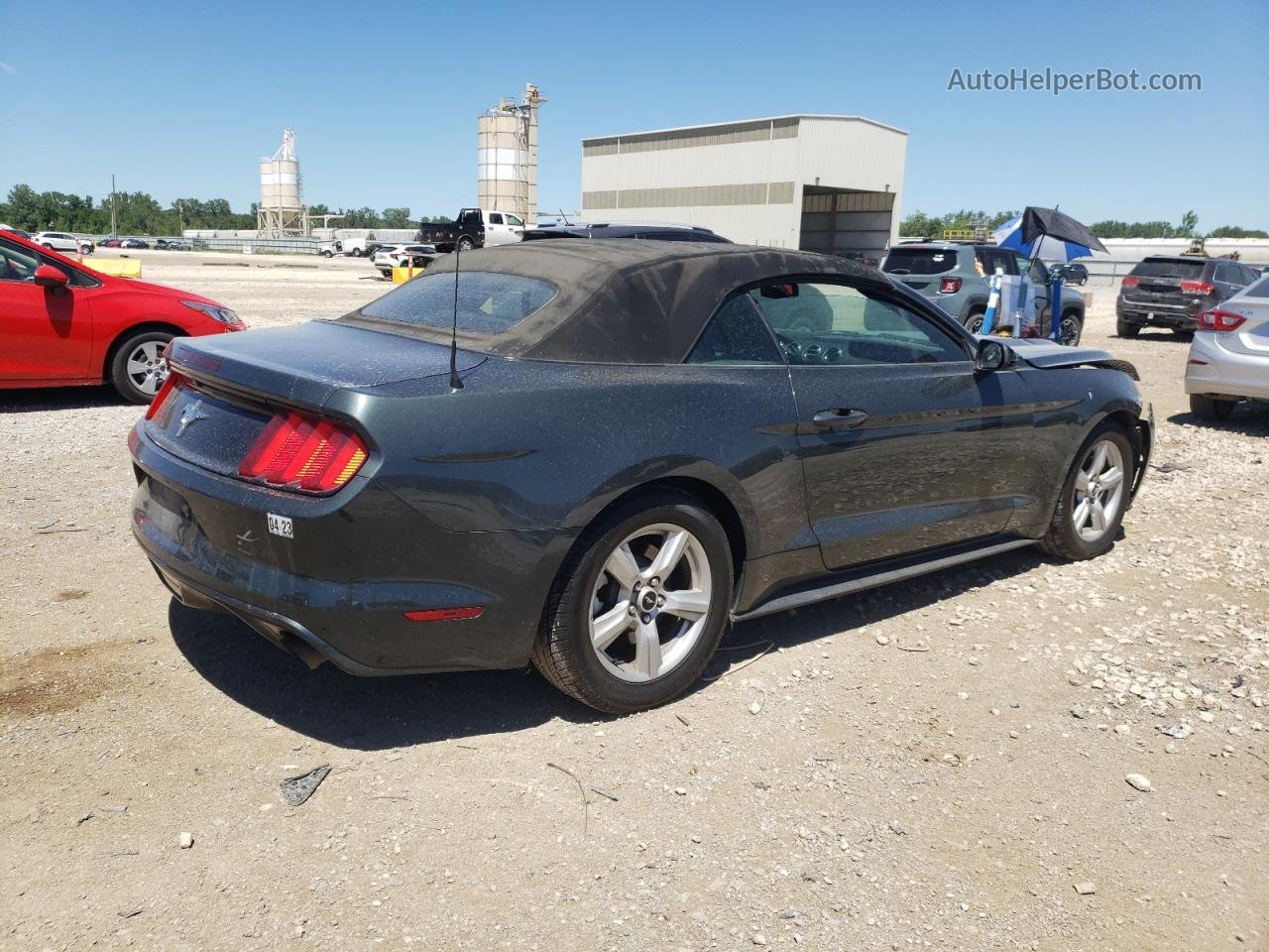 2015 Ford Mustang  Gray vin: 1FATP8EM6F5404215