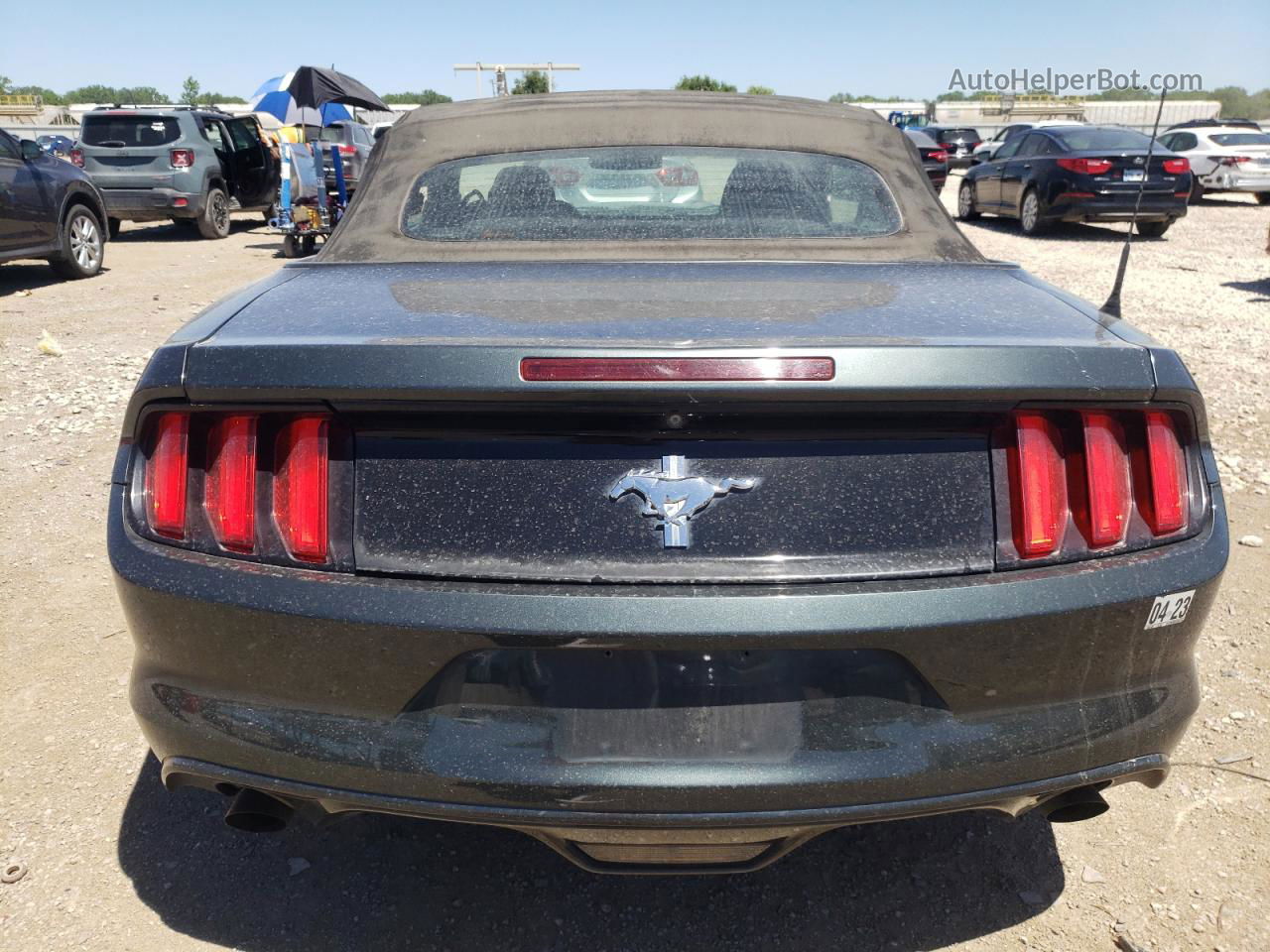 2015 Ford Mustang  Gray vin: 1FATP8EM6F5404215