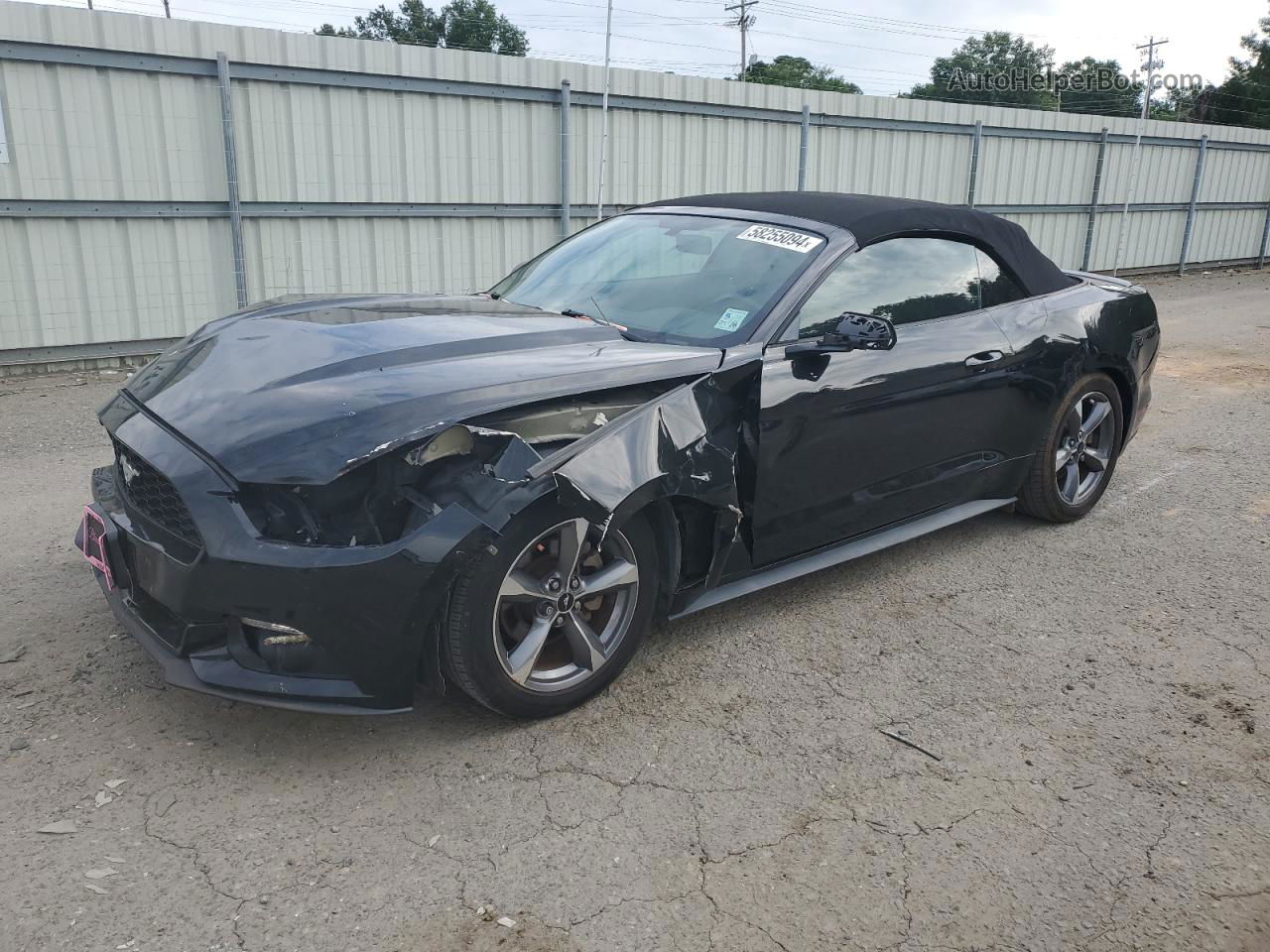 2016 Ford Mustang  Black vin: 1FATP8EM6G5241700