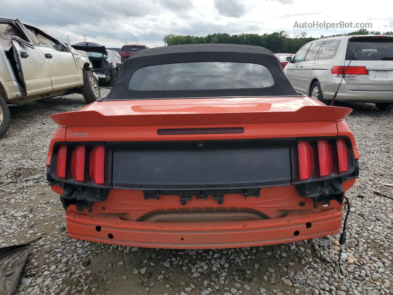 2016 Ford Mustang  Orange vin: 1FATP8EM6G5281517