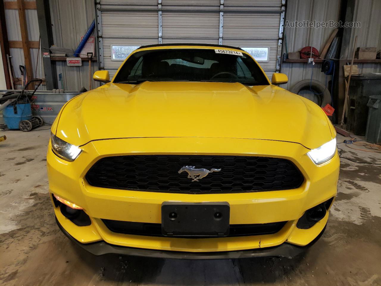 2016 Ford Mustang  Yellow vin: 1FATP8EM6G5304875