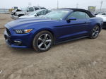 2016 Ford Mustang  Blue vin: 1FATP8EM7G5226610