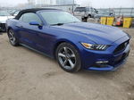 2016 Ford Mustang  Blue vin: 1FATP8EM7G5226610