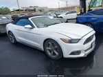 2015 Ford Mustang V6 White vin: 1FATP8EM8F5427138