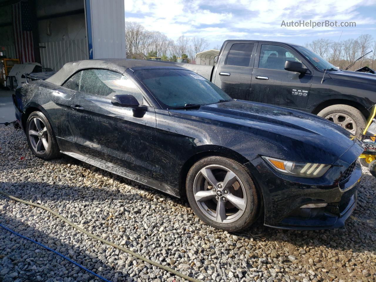 2015 Ford Mustang  Black vin: 1FATP8EM9F5330434