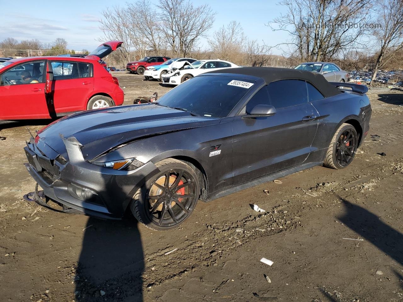 2015 Ford Mustang  Charcoal vin: 1FATP8EM9F5367516