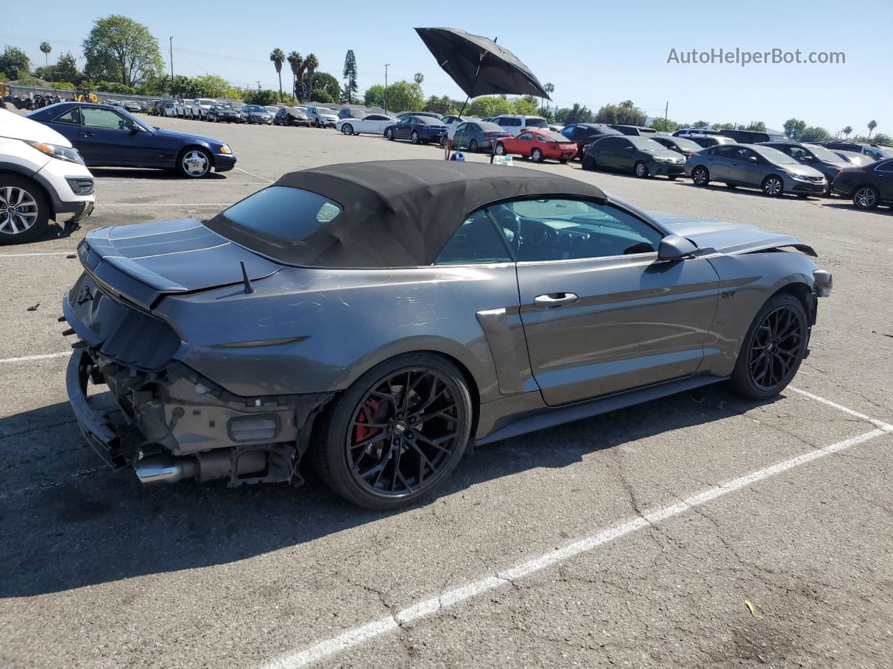 2015 Ford Mustang  Black vin: 1FATP8EM9F5427343