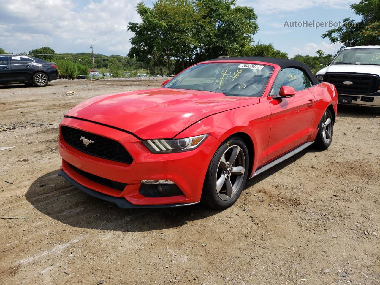 2015 Ford Mustang  Красный vin: 1FATP8EMXF5335447