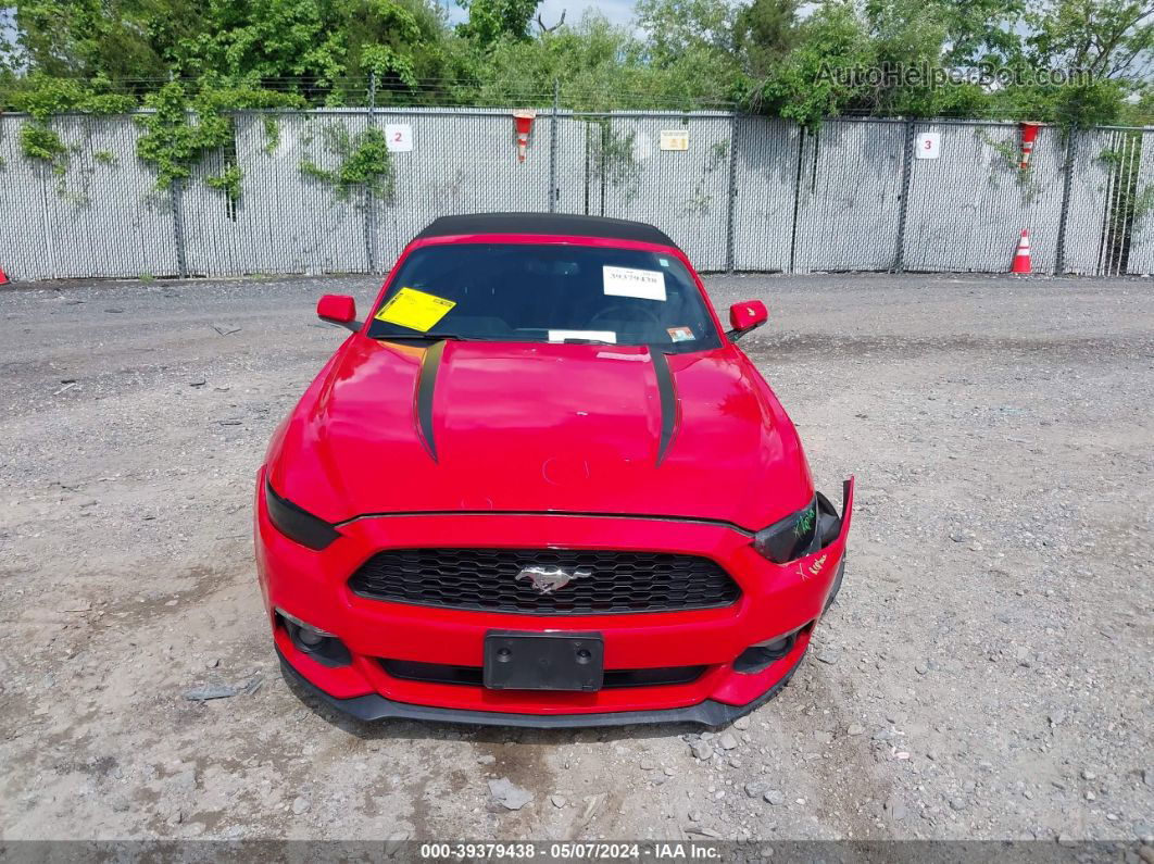 2015 Ford Mustang V6 Красный vin: 1FATP8EMXF5400510