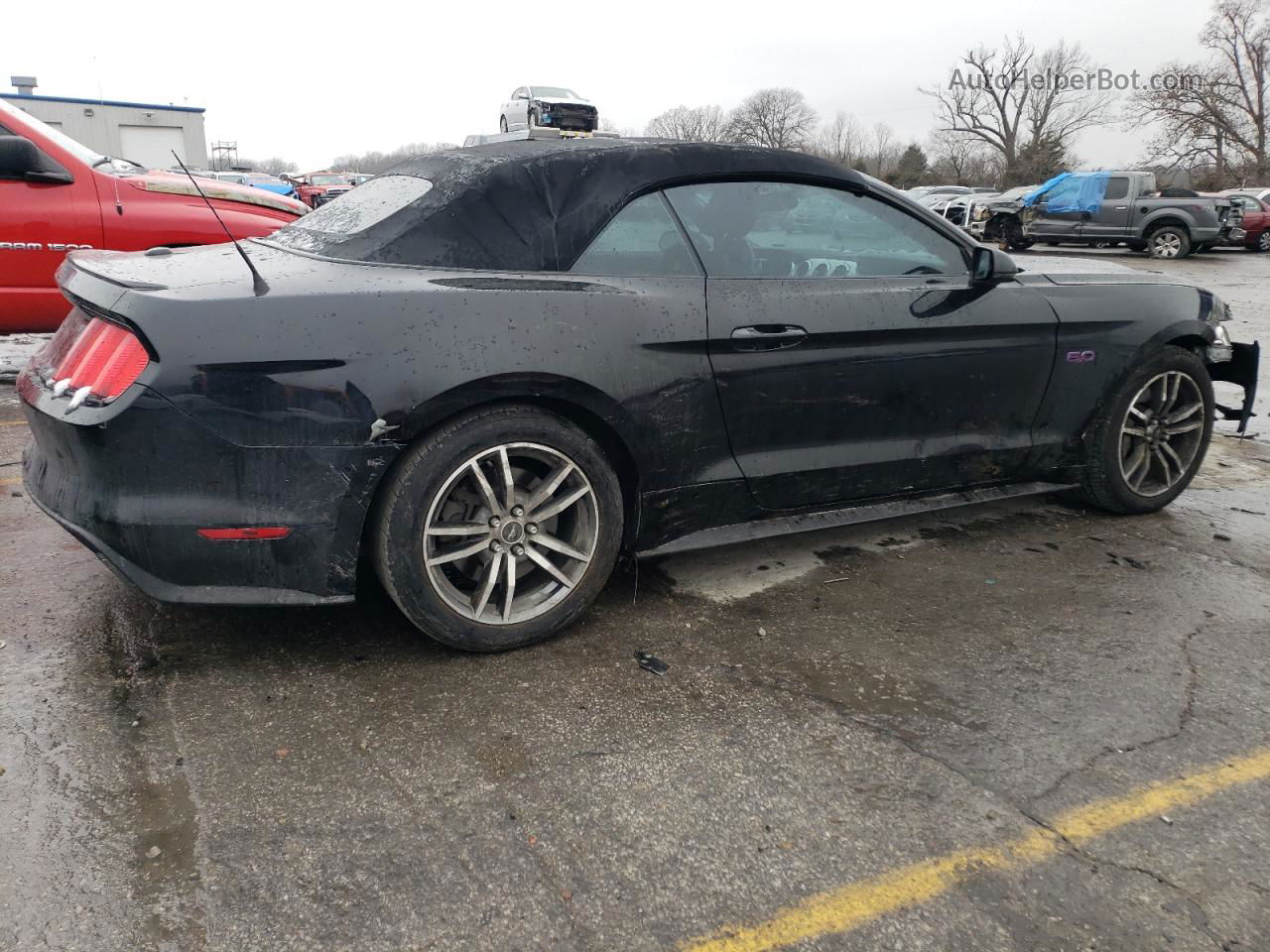 2015 Ford Mustang Gt Black vin: 1FATP8FF0F5362365