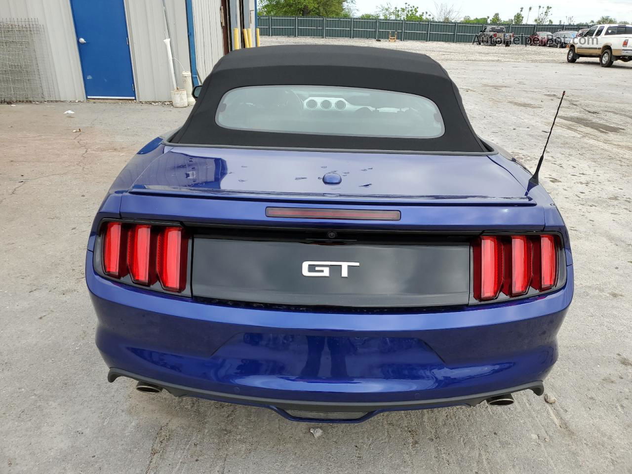 2015 Ford Mustang Gt Blue vin: 1FATP8FF2F5376588