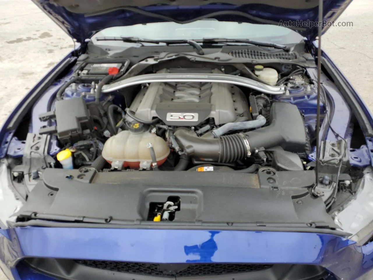 2015 Ford Mustang Gt Синий vin: 1FATP8FF2F5376588