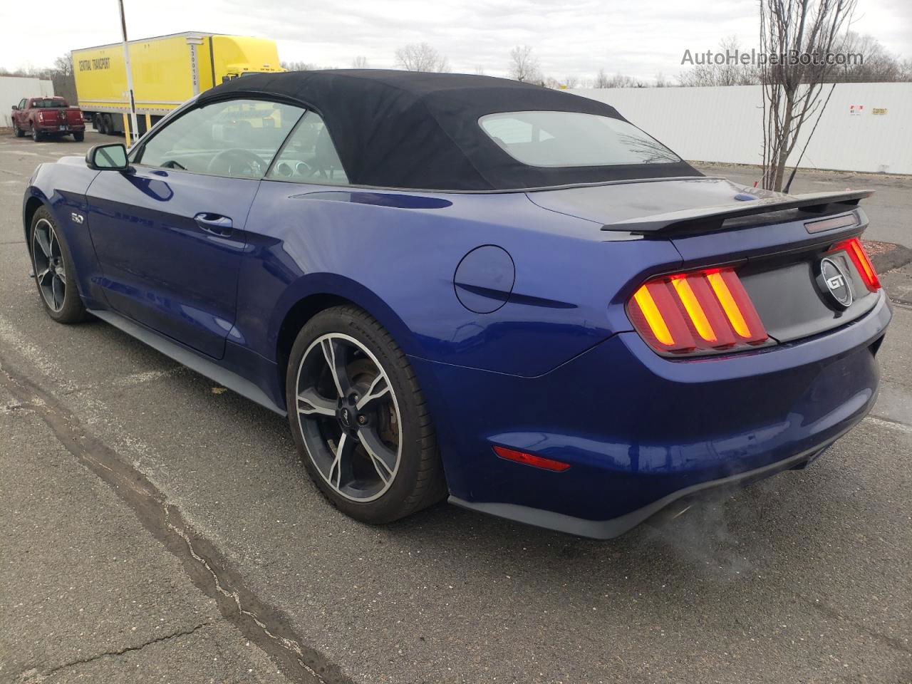 2016 Ford Mustang Gt Blue vin: 1FATP8FF4G5238794