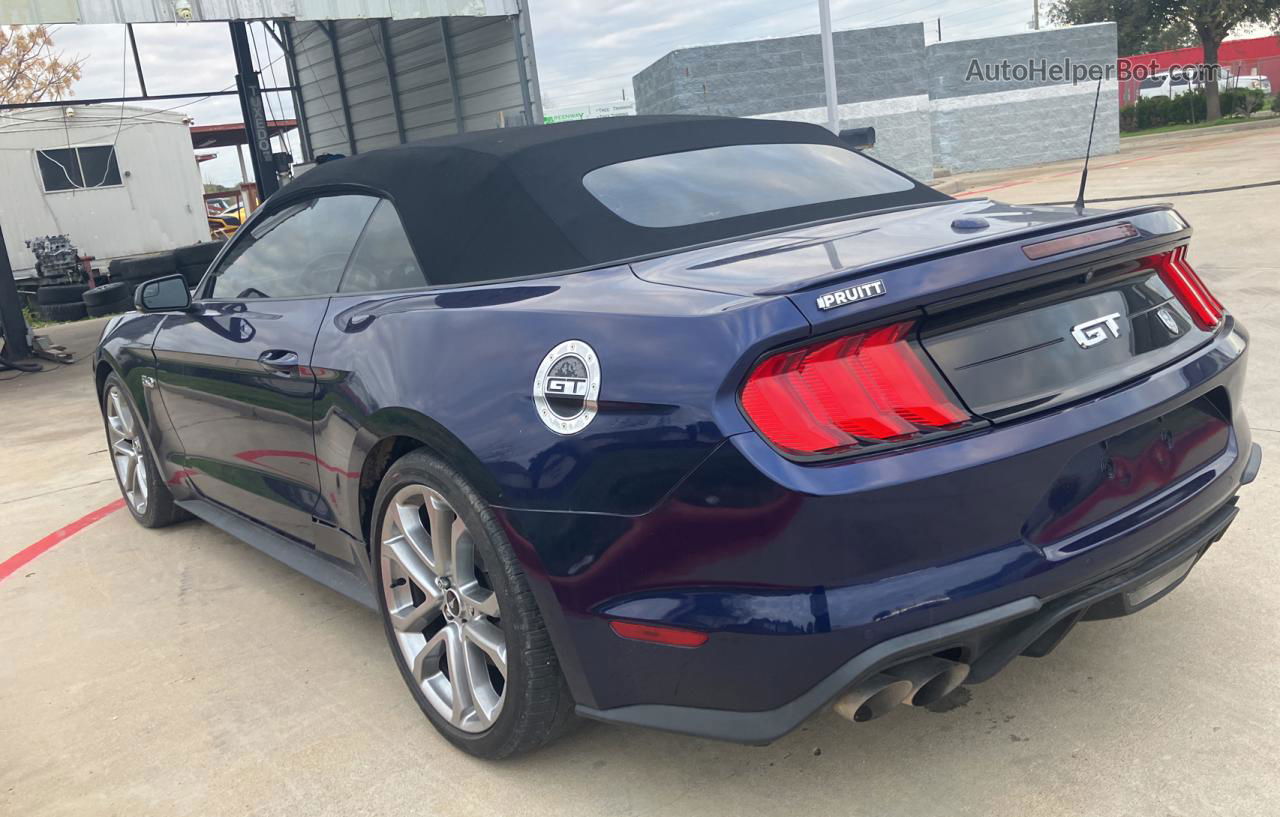 2020 Ford Mustang Gt Blue vin: 1FATP8FF4L5170538