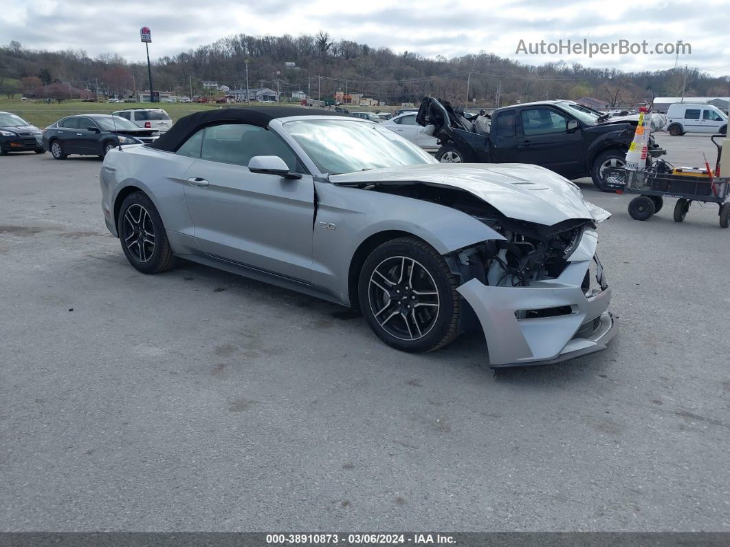 2020 Ford Mustang Gt Premium Silver vin: 1FATP8FF5L5146944