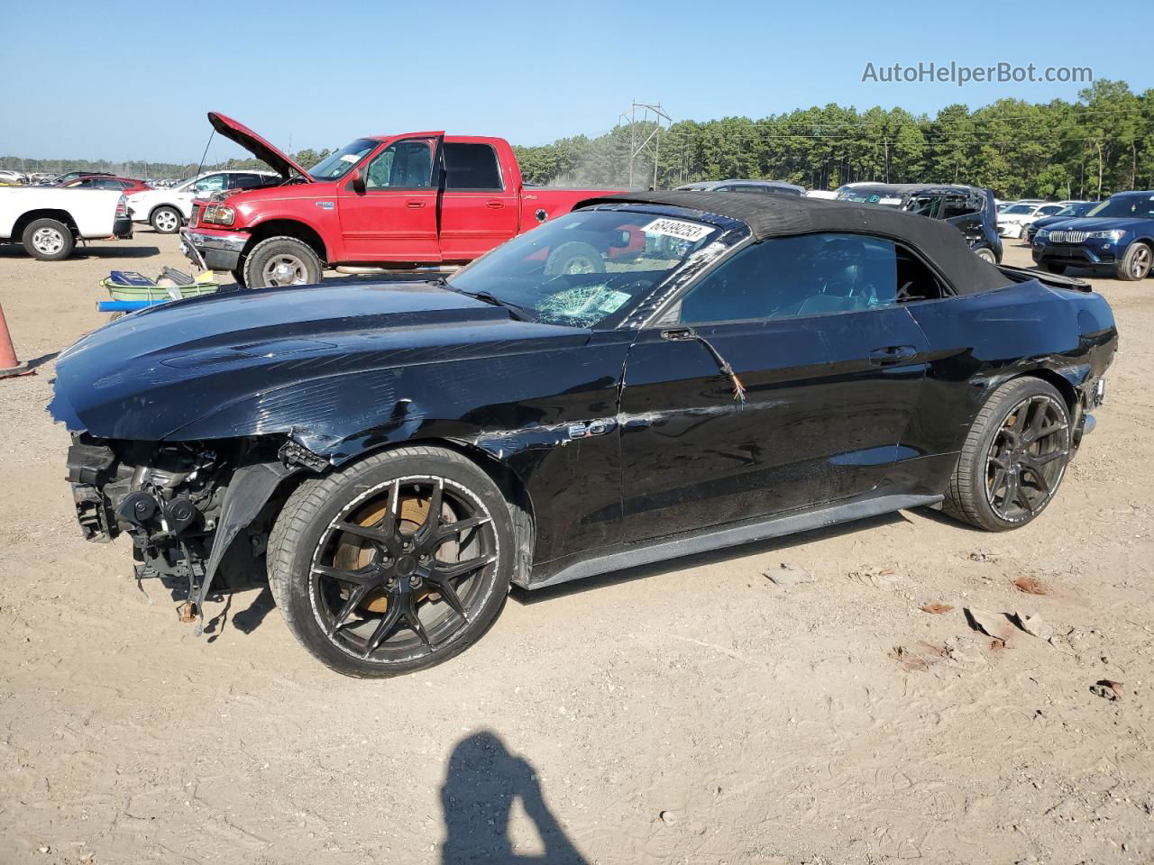 2015 Ford Mustang Gt Black vin: 1FATP8FF6F5394768