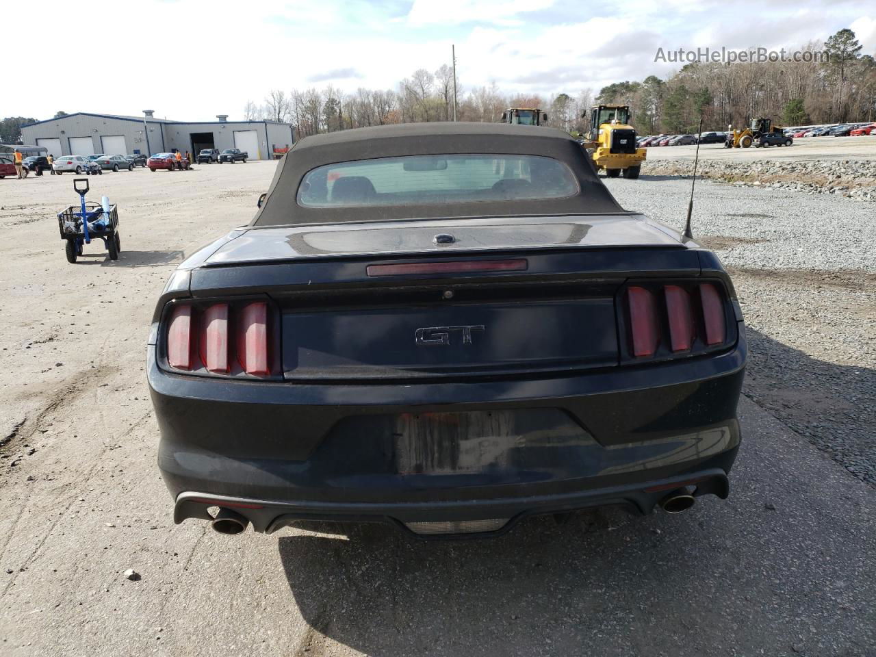 2016 Ford Mustang Gt Черный vin: 1FATP8FF6G5291447