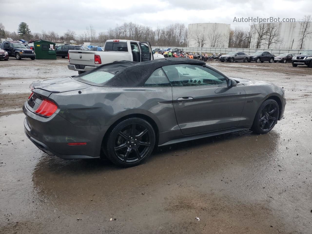 2020 Ford Mustang Gt Gray vin: 1FATP8FF7L5151692