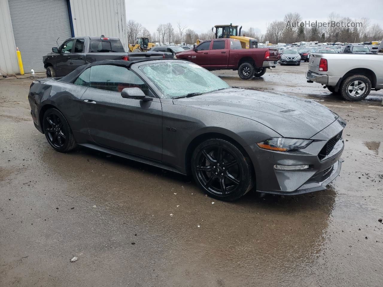 2020 Ford Mustang Gt Gray vin: 1FATP8FF7L5151692