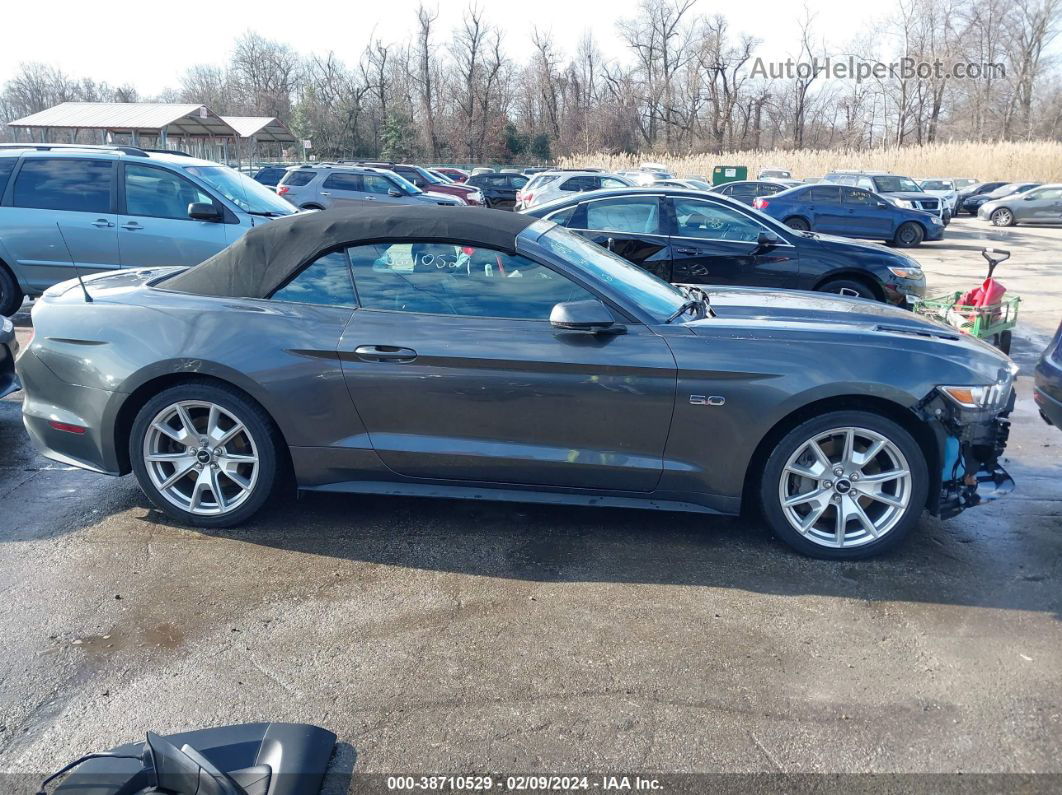 2015 Ford Mustang Gt Premium Gray vin: 1FATP8FF8F5365319