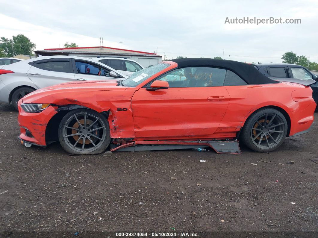 2016 Ford Mustang Gt Premium Orange vin: 1FATP8FFXG5312218