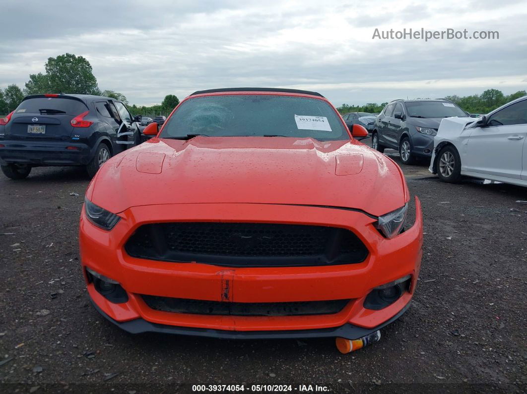 2016 Ford Mustang Gt Premium Orange vin: 1FATP8FFXG5312218