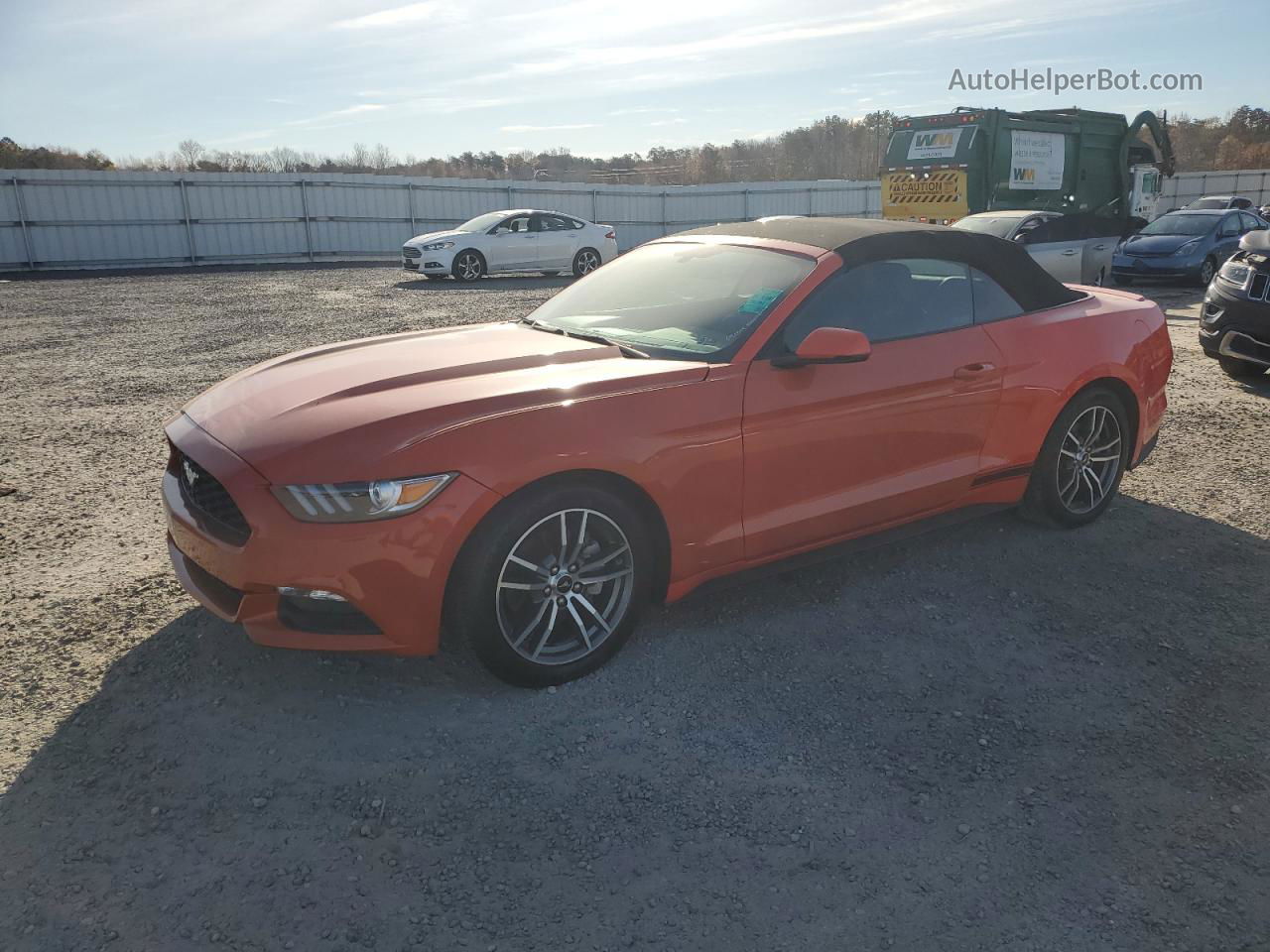 2015 Ford Mustang  Orange vin: 1FATP8UH0F5396696