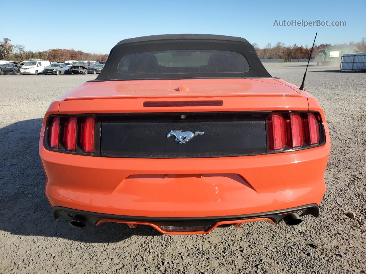 2015 Ford Mustang  Orange vin: 1FATP8UH0F5396696