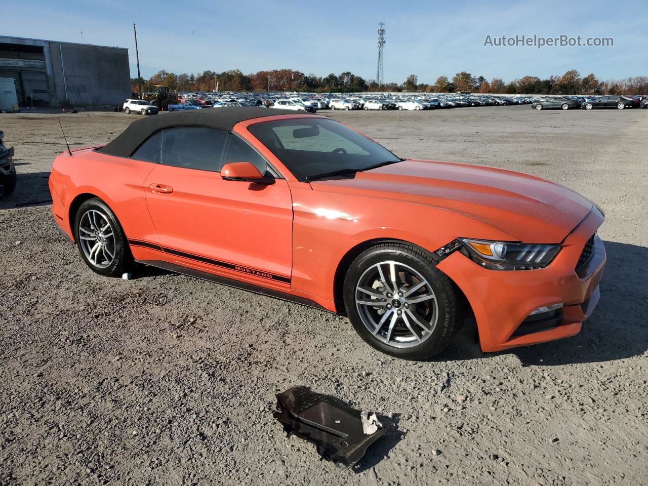 2015 Ford Mustang  Orange vin: 1FATP8UH0F5396696