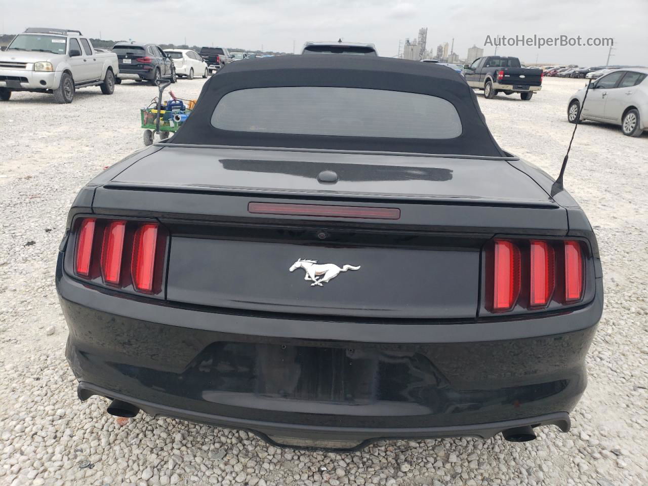 2015 Ford Mustang  Black vin: 1FATP8UH0F5419345