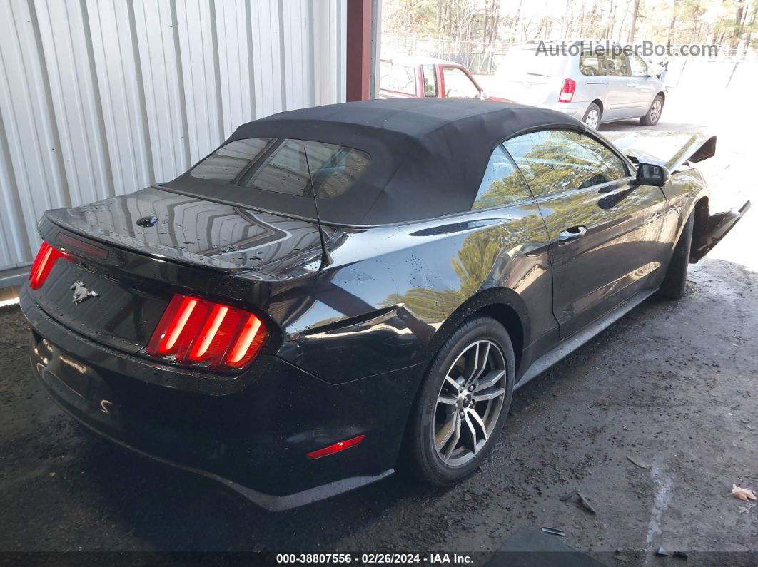 2016 Ford Mustang Ecoboost Premium Black vin: 1FATP8UH0G5291092