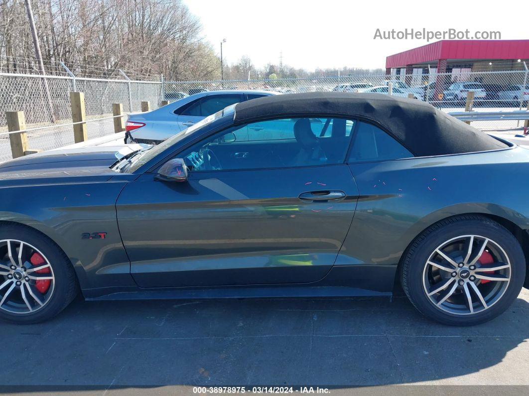 2015 Ford Mustang Ecoboost Premium Green vin: 1FATP8UH1F5423159