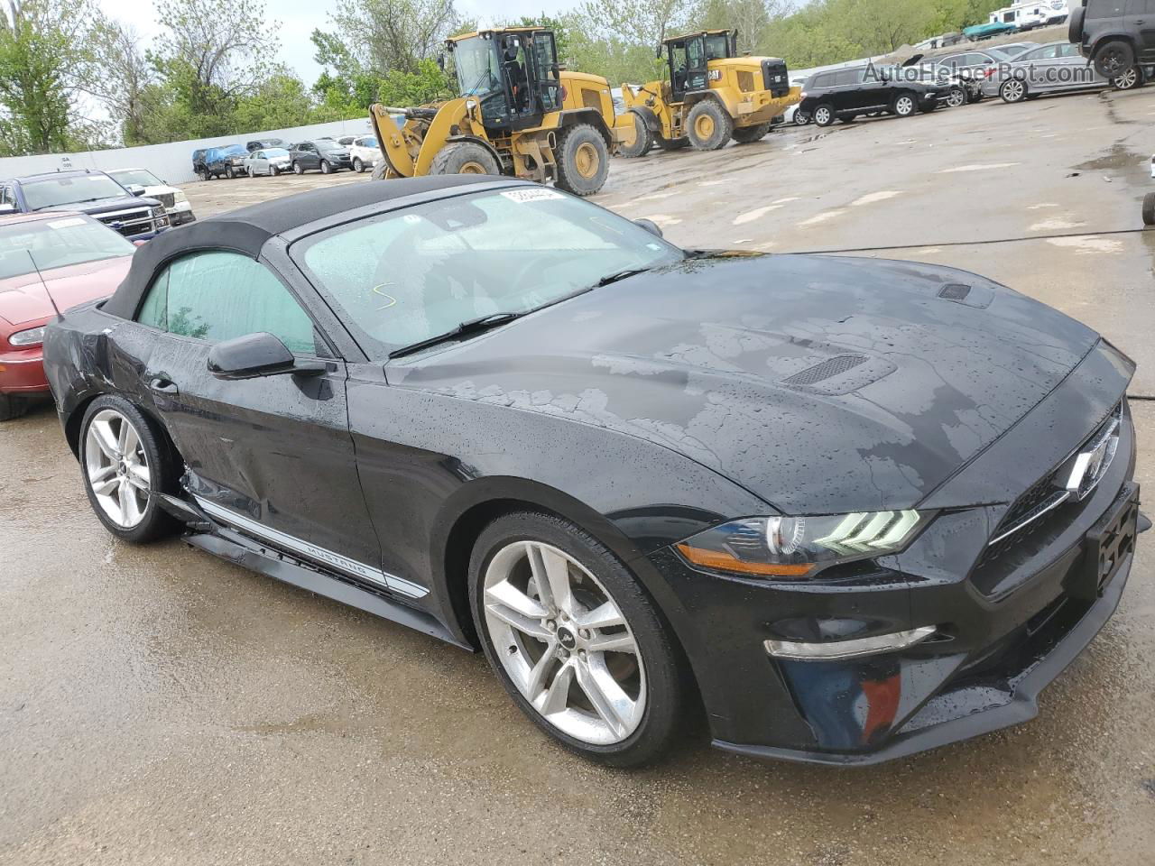 2020 Ford Mustang  Black vin: 1FATP8UH1L5138599