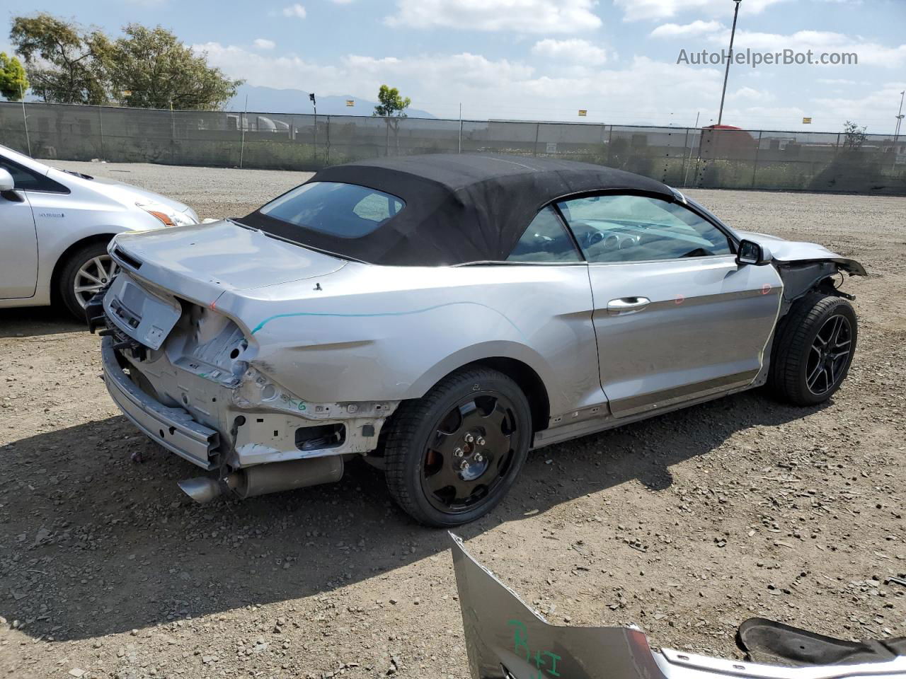 2020 Ford Mustang  Silver vin: 1FATP8UH1L5147447