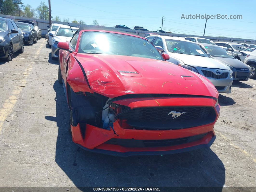 2020 Ford Mustang Ecoboost Premium Red vin: 1FATP8UH2L5125571