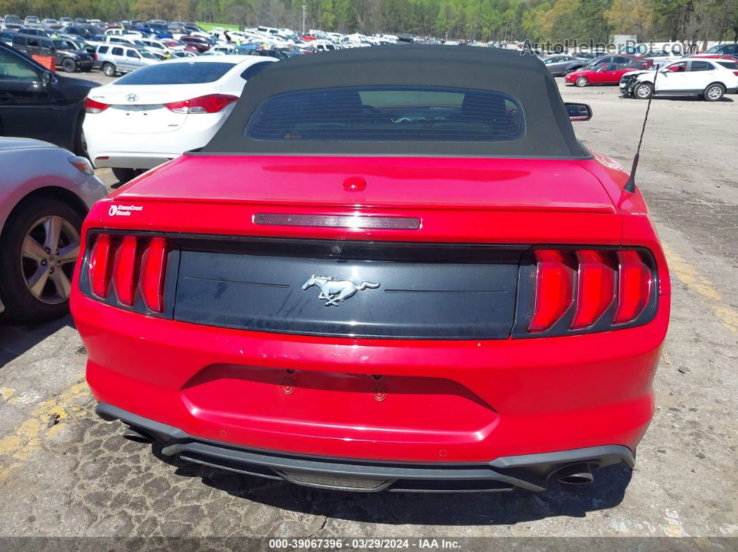 2020 Ford Mustang Ecoboost Premium Red vin: 1FATP8UH2L5125571