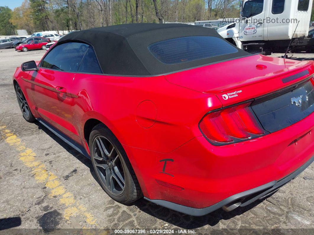 2020 Ford Mustang Ecoboost Premium Red vin: 1FATP8UH2L5125571