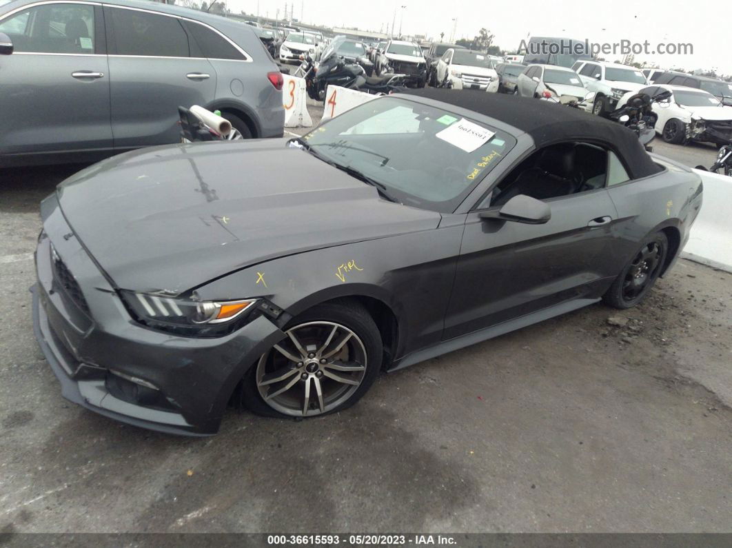 2016 Ford Mustang Ecoboost Premium Gray vin: 1FATP8UH3G5324246